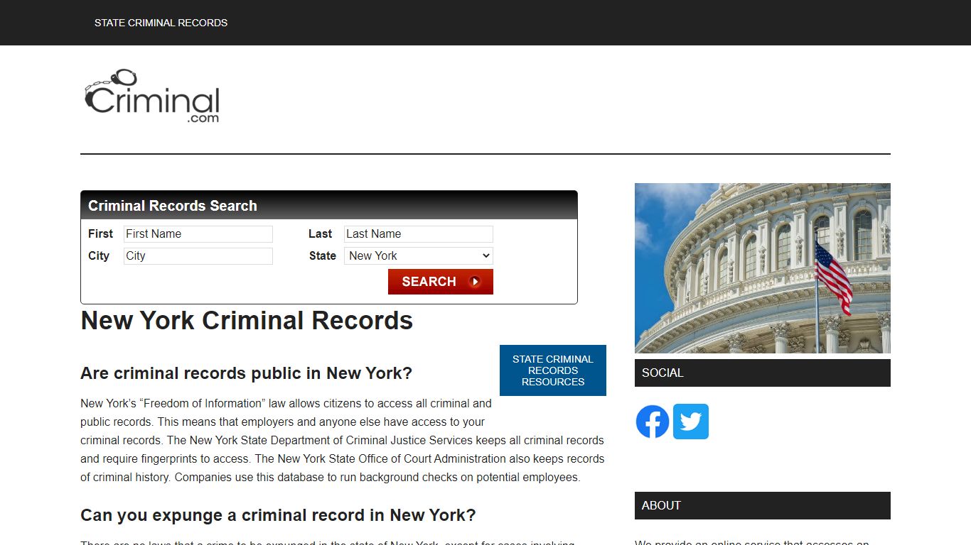 New York Criminal Records